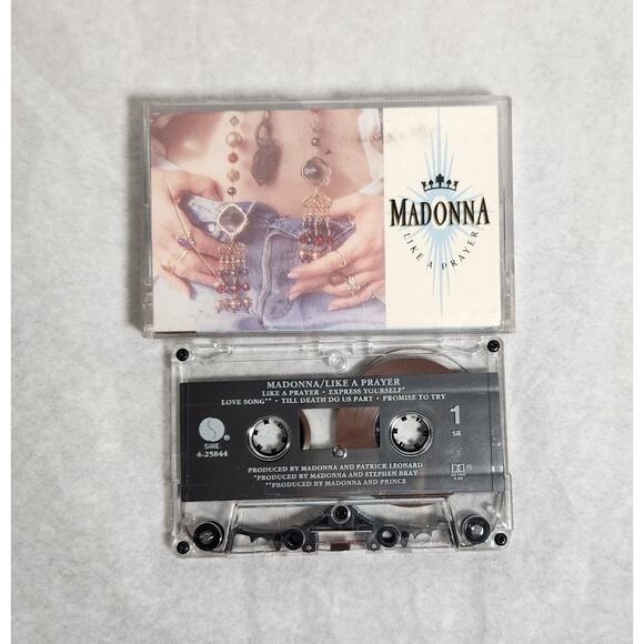 Madonna Like A Prayer Tested Cassette Sire Records 1989 Pre-owned - Picture 3 of 7